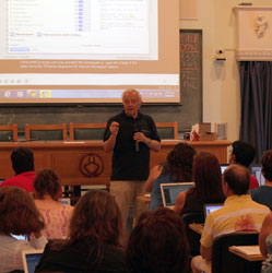 GV Teaching at German Homeopathic Course in Alonissos